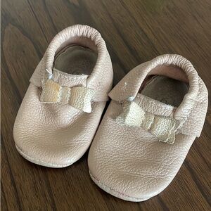 Heyfolks Blush and Rose Gold Leather Shoes